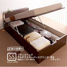 収納ベッド ガス圧式跳ね上げ 組立設置付 フランスベッド マルチラススーパースプリング 縦開き セミシングル 深さレギュラー