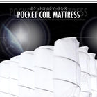 敷布団 マットレス 圧縮ロールパッケージ仕様 ポケットコイル ダブル