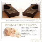 収納ベッド セミダブル フランスベッド マルチラススーパースプリングマットレス付き ガス圧式 跳ね上げ 横開き 深さラージ