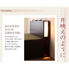 収納畳ベッド 照明・棚付きガス圧式跳ね上げ 標準タイプ 縦開き・ベッドガードなし セミダブル 深さラージ