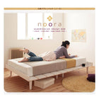 ベッド 北欧デザイン プレミアムボンネルコイル フルレイアウト シングル フレーム幅100