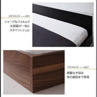 フロアベッド・シンプルヘッドボード プレミアムボンネルコイル ダブル