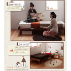 ベッド ショート丈 北欧デザイン専用別売品(脚) 脚15cm