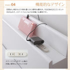 ベッドフレームのみ ベッド 連結 収納 大きい A(S)+B(SD)タイプ ワイドK220