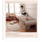 すのこベッド総桐ヘッドレス セミシングル