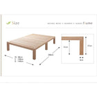 すのこベッド総桐ヘッドレス シングル