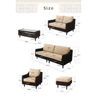 ソファ2点セット 1人掛け+3人掛け アバカシリーズ