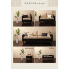 ソファ&オットマンセット 3人掛け アバカシリーズ