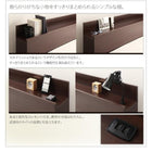 フランスベッド マルチラススーパースプリングマットレス付き セミダブル 収納ベッド