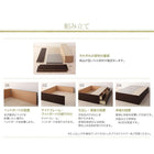 組立設置付 シンプルチェストベッド フランスベッド マルチラススーパースプリングマットレス シングル