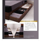 ベッドフレームのみ ベッド 収納 セミダブル