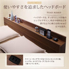 フロアベッド 国産カバーポケットコイル ダブル
