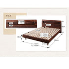 すのこベッド クイーン(Q×1) スタンダードポケットコイルマットレス付き