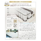 フロアベッド シングル フランスベッド マルチラススーパースプリングマットレス付