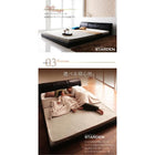 フロアベッド シングル フランスベッド マルチラススーパースプリングマットレス付