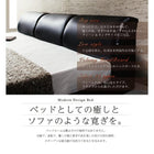 フロアベッド ダブル フランスベッド マルチラススーパースプリングマットレス付