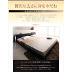 大型フロアベッド マットレス無し ベッドフレームのみ クイーン(Q×1)