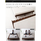 すのこベッド 国産カバーポケットコイル ワイドステージ セミダブル フレーム幅160