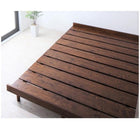 すのこベッド 国産カバーポケットコイル フルレイアウト クイーン(Q×1) フレーム幅160