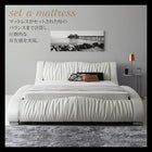 高級レザー・ベッド マットレス無し ベッドフレームのみ ダブル