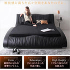 高級レザー・ベッド スタンダードポケットコイル ダブル