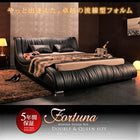 高級レザー・ベッド プレミアムポケットコイル クイーン(Q×1)