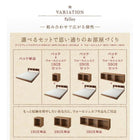 フロアベッド ダブル ウォールシェルフ付ディスプレイ スタンダードボンネルコイルマットレス付き ウォールシェルフなし