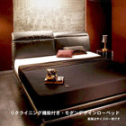 ローベッド クイーン Q×1 フランスベッド 羊毛入りゼルトスプリング マットレス付 リクライニング機能付き マットレス付き