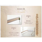 ベッドフレームのみ ベッド 大型ダブル レザー