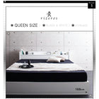 収納ベッド クイーン Q×1) 棚 コンセント付 国産カバーポケットコイルマットレス付き