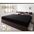 収納ベッド キング フランスベッド マルチラススーパースプリングマットレス付 棚 コンセント付