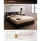 収納ベッド クイーン Q×1) 大型サイズ スタンダードポケットコイルマットレス付き