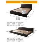 連結ベッド ワイドK200 分割できる ベッドフレームのみ