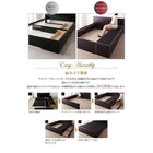 チェストベッド クイーン Q×1) 大型サイズ 国産カバーポケットコイルマットレス付 大型サイズ 国産カバーポケットコイルマットレス付き