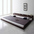 ファミリー ベッド 連結ベッド ワイドK240 SD×2 大型ベッド ローベッド フロアベッド プレミアムボンネルコイル マットレス付き