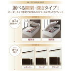 収納ベッド セミダブル フランスベッド マルチラススーパースプリングマットレス付き 国産 跳ね上げ 縦開き 深さグランド