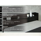 すのこベッド セミダブル 棚 コンセント付き収納すのこベッド 国産カバーポケットコイルマットレス付き