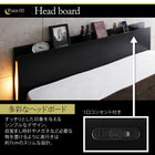 フロアベッド ダブル スリムモダンライト付き ベッドフレームのみ