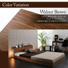 フロアベッド シングル スリムモダンライト付き プレミアムボンネルコイル マットレス付き