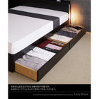 ベッドフレームのみ ベッド 収納 シングル ダブル