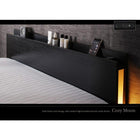 ベッド 収納 セミダブル プレミアムボンネルコイルマットレス付き