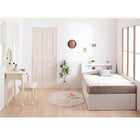 チェストベッド セミシングル 棚 コンセント付きショート丈 ベッドフレームのみ ショート丈