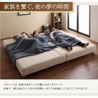 マットレスベッド キング 脚7cm 日本製ポケットコイルグランドタイプ
