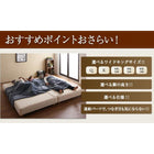 マットレスベッド クイーン 脚22cm 日本製ポケットコイル スプリットタイプ