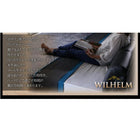 モダンデザインレザーベッド ワイドK220 S+SD スタンダードポケットコイルマットレス付き すのこベッド