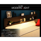 フロアベッド ダブル LEDライト コンセント付き スタンダードボンネルコイルマットレス付き