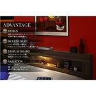 フロアベッド シングル LEDライト コンセント付き 国産カバーポケットコイルマットレス付き