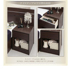 デザインベッド セミダブル 家族で寝られるホテル風モダン 国産ポケットコイルマットレス付き