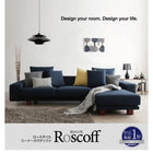 カウチソファ 3人掛け ロースタイル コーナー