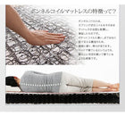 デザインベッド ワイドK280 D×2 棚 コンセント 収納付き大型モダン ベッドフレームのみ